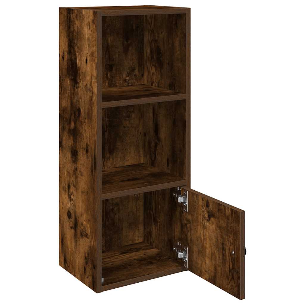 vidaXL Bücherregal Räuchereiche 31x24x77 cm Holzwerkstoff