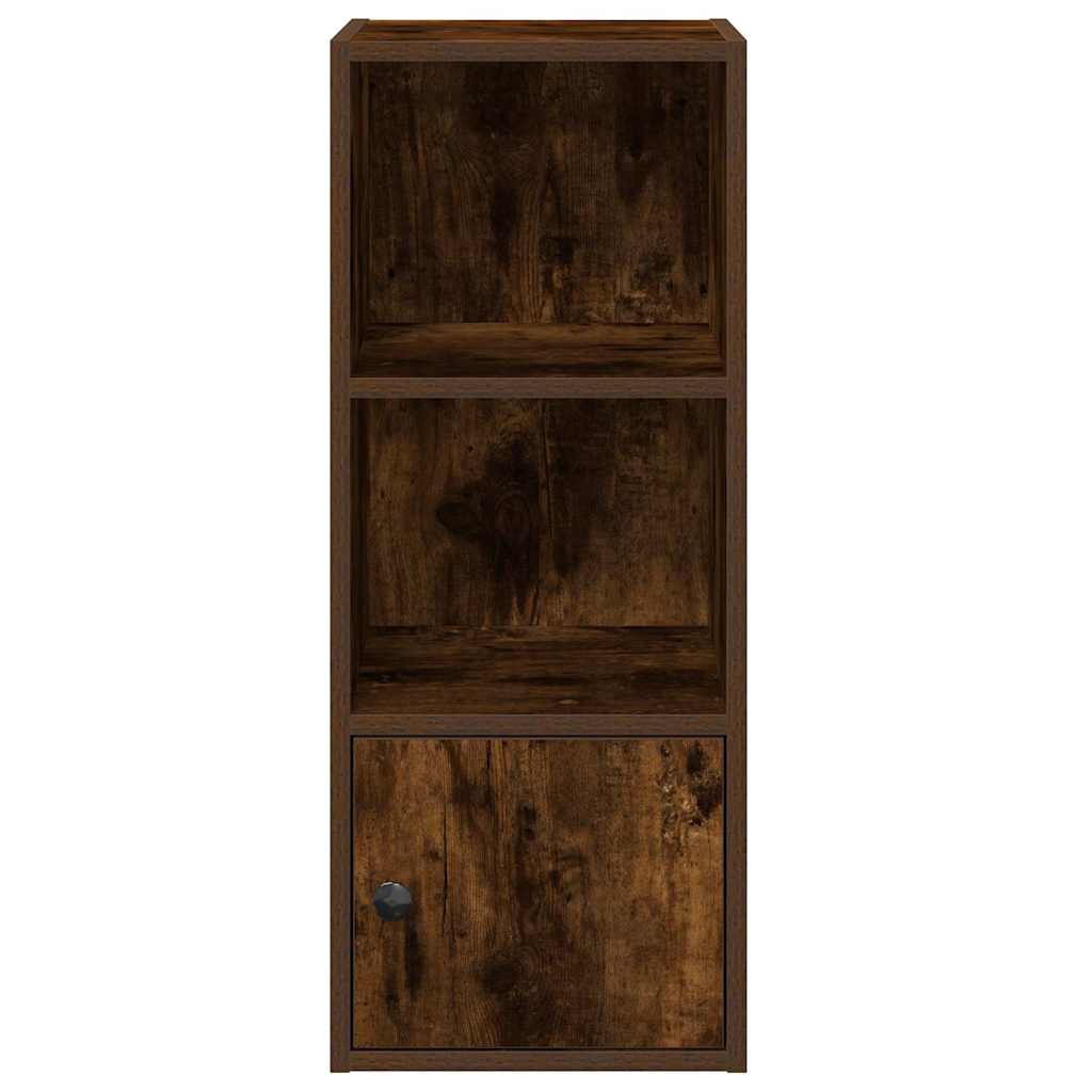 vidaXL Bücherregal Räuchereiche 31x24x77 cm Holzwerkstoff