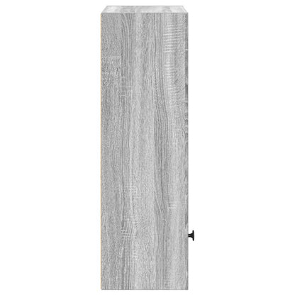 vidaXL Bibliothèque gris Sonoma 31x24x77 cm Bois d'ingénierie