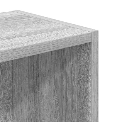 vidaXL Bibliothèque gris Sonoma 31x24x77 cm Bois d'ingénierie
