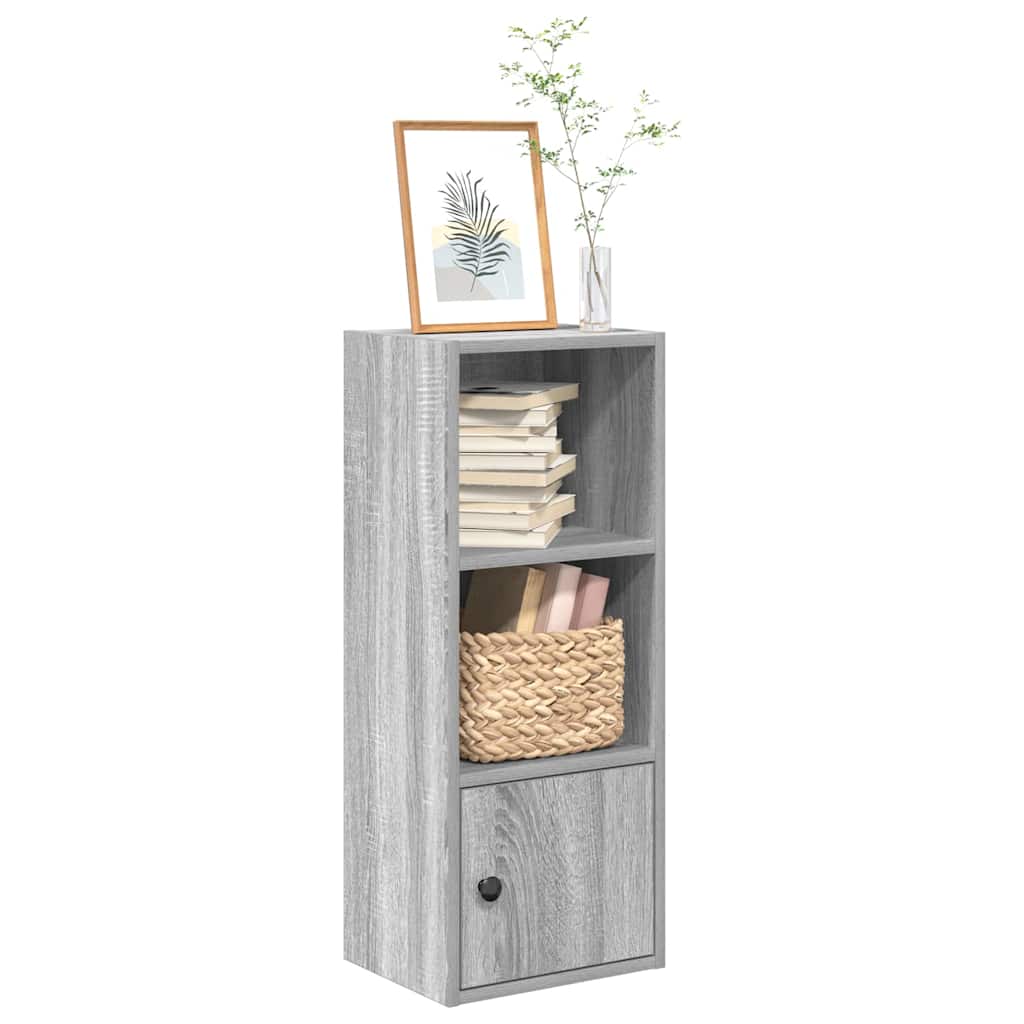 vidaXL Bibliothèque gris Sonoma 31x24x77 cm Bois d'ingénierie