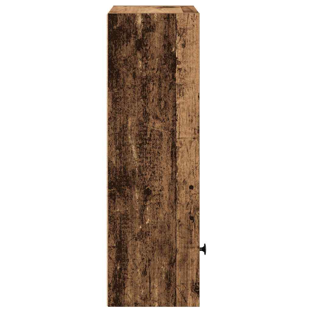 vidaXL Bücherregal Altholz-Optik 31x24x77 cm Holzwerkstoff