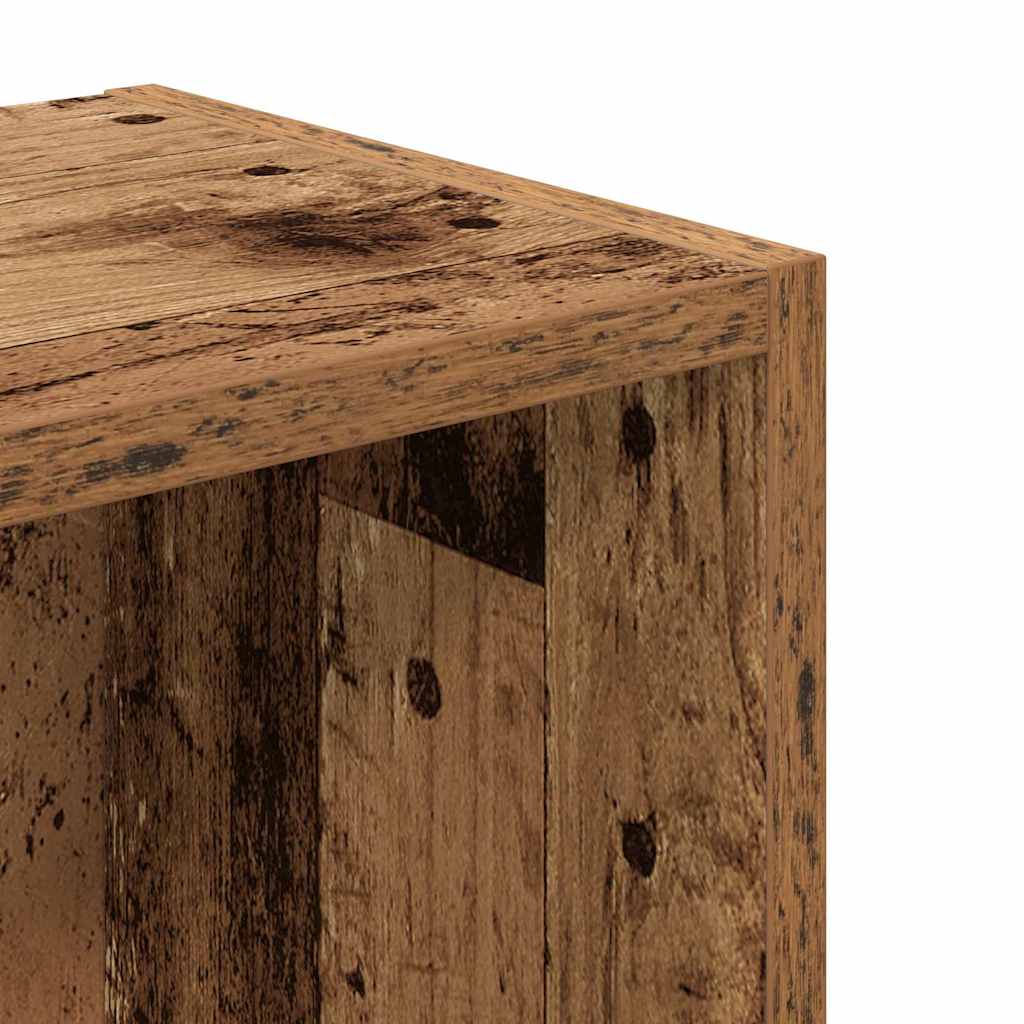 vidaXL Bücherregal Altholz-Optik 31x24x77 cm Holzwerkstoff