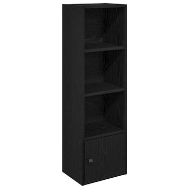 vidaXL Étagère à livres aspect chêne noir 31x24x102 cm en bois d'ingénierie