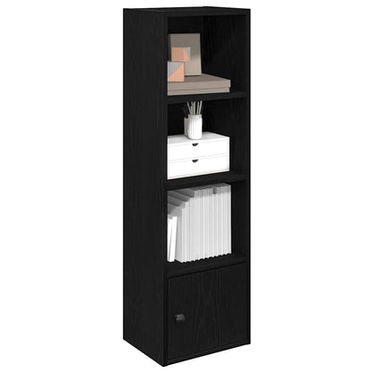 vidaXL Étagère à livres aspect chêne noir 31x24x102 cm en bois d'ingénierie