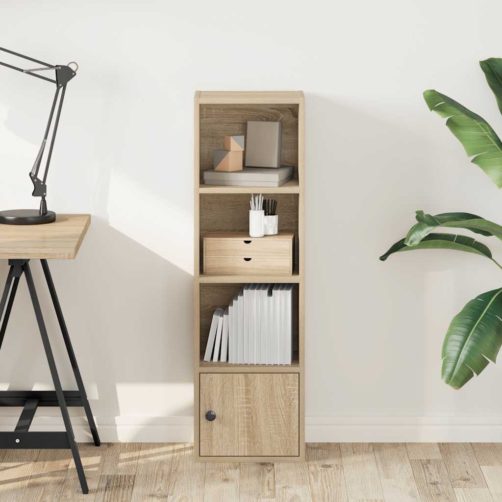 vidaXL Bücherregal Sonoma-Eiche 31x24x102 cm Holzwerkstoff
