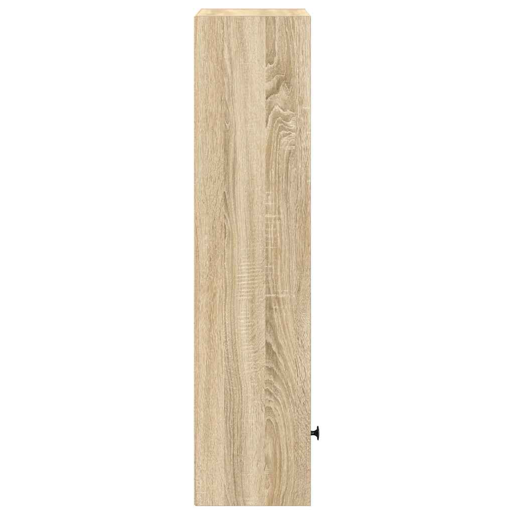 vidaXL Bücherregal Sonoma-Eiche 31x24x102 cm Holzwerkstoff