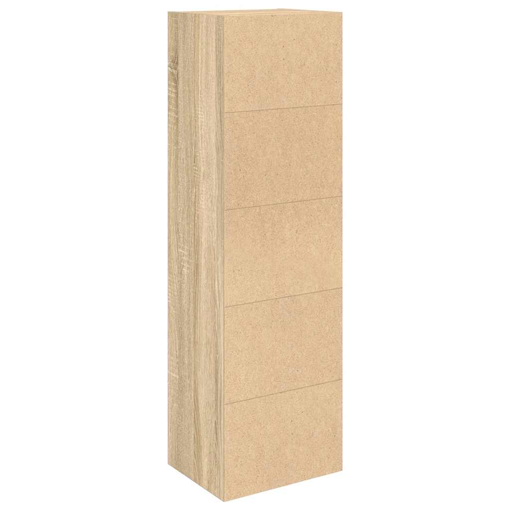 vidaXL Bücherregal Sonoma-Eiche 31x24x102 cm Holzwerkstoff