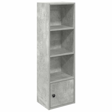 vidaXL Bücherregal Betongrau 31x24x102 cm Holzwerkstoff