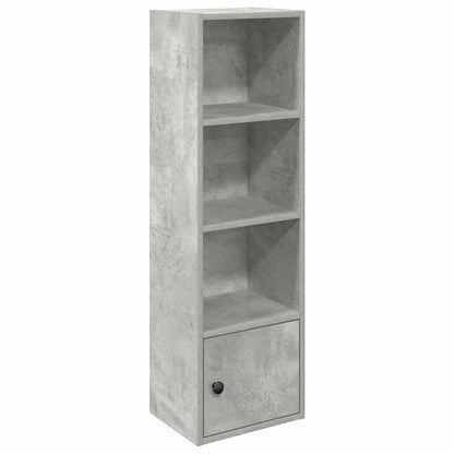vidaXL Bücherregal Betongrau 31x24x102 cm Holzwerkstoff