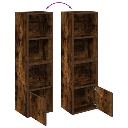 vidaXL Bibliothèque Chêne fumé 31x24x102 cm Bois d'ingénierie