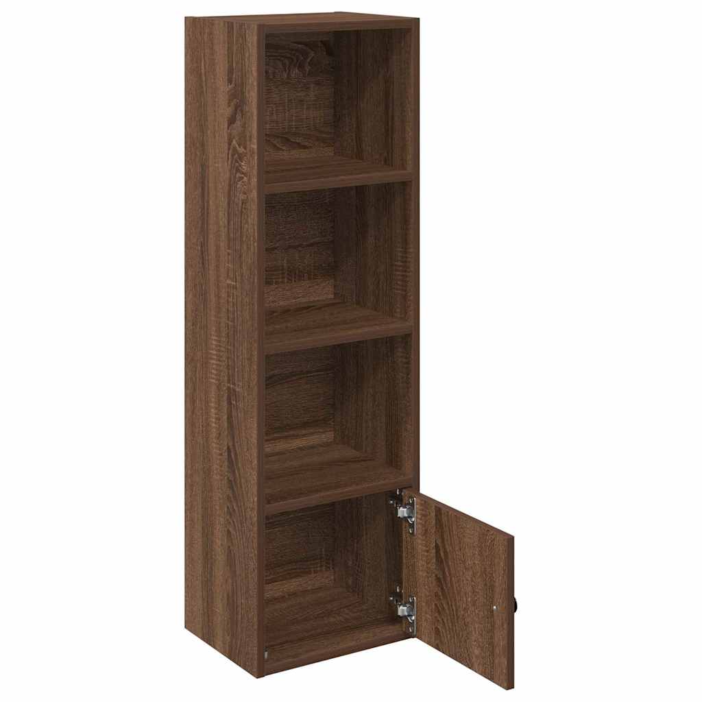 vidaXL Bibliothèque Marron aspect chêne 31x24x102 cm Bois d'ingénierie