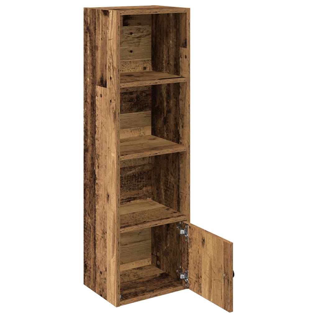 vidaXL Étagère à livres en aggloméré aspect bois vieilli 31x24x102 cm