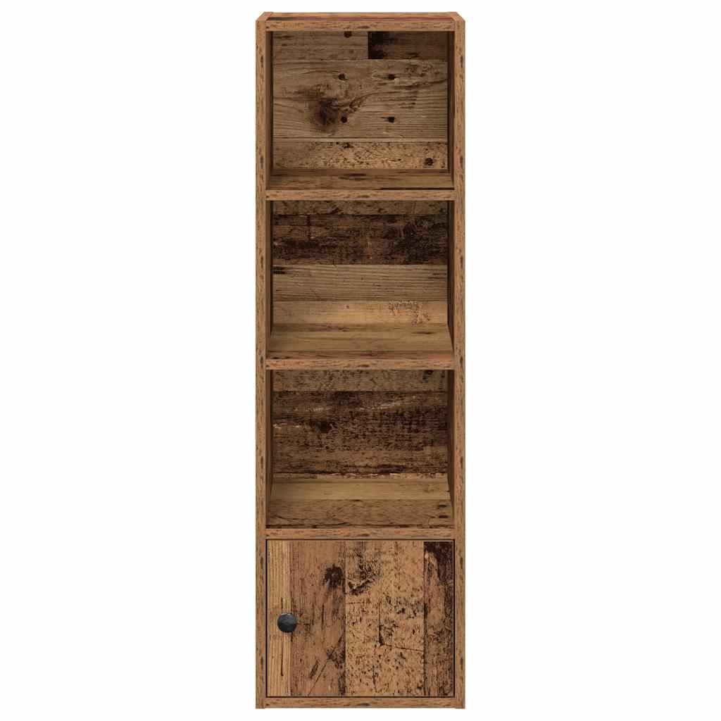 vidaXL Étagère à livres en aggloméré aspect bois vieilli 31x24x102 cm