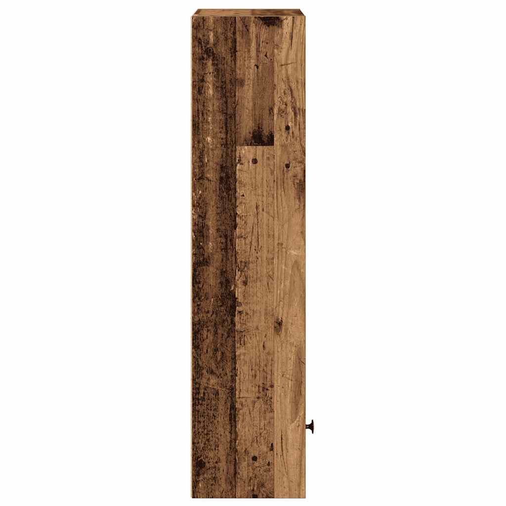 vidaXL Étagère à livres en aggloméré aspect bois vieilli 31x24x102 cm