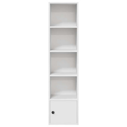 vidaXL Bücherregal Weiß 31x24x127 cm Holzwerkstoff