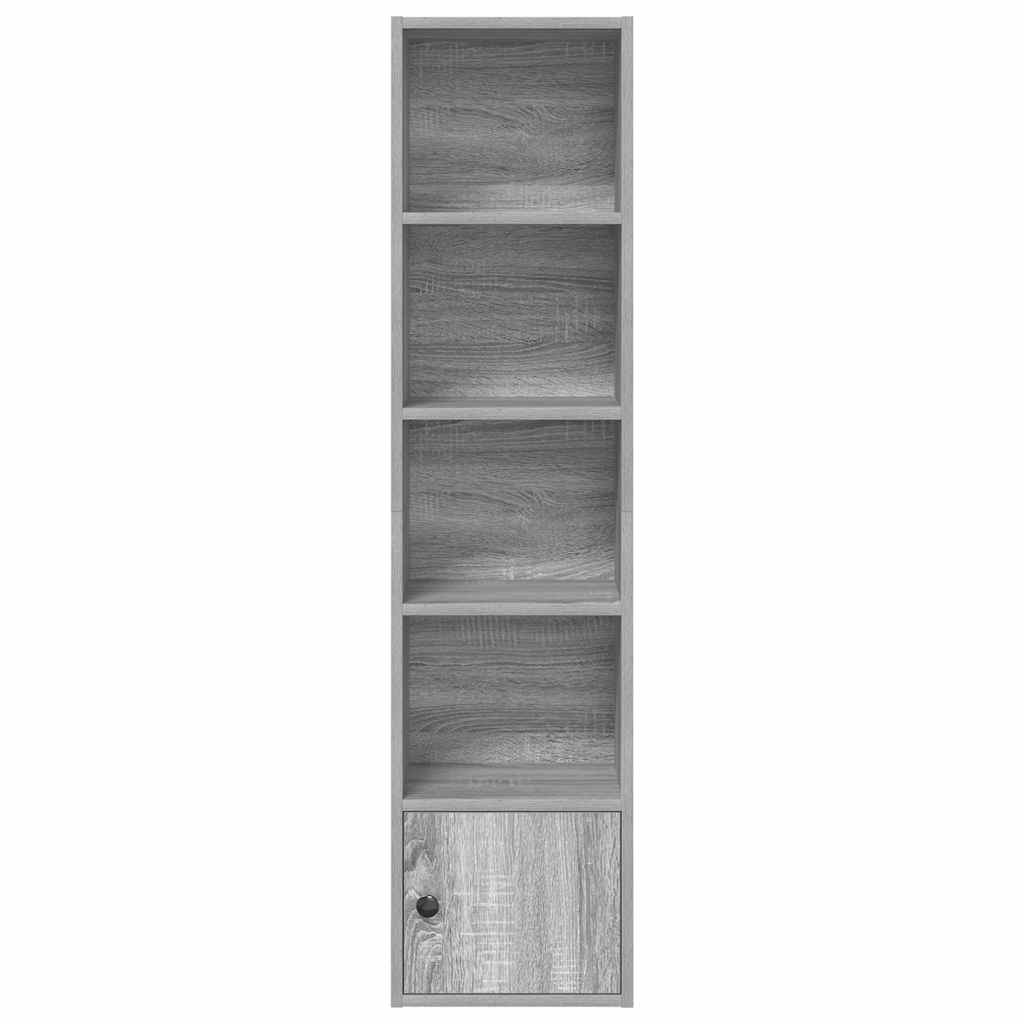 vidaXL Bibliothèque gris Sonoma 31x24x127 cm bois d'ingénierie