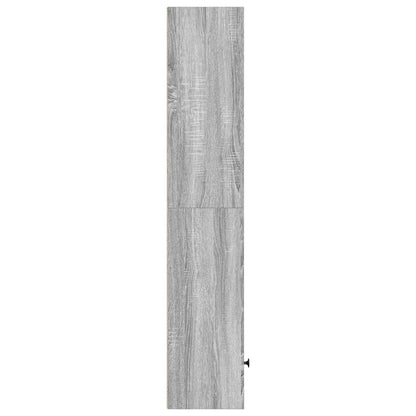 vidaXL Bibliothèque gris Sonoma 31x24x127 cm bois d'ingénierie
