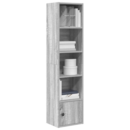 vidaXL Bibliothèque gris Sonoma 31x24x127 cm bois d'ingénierie