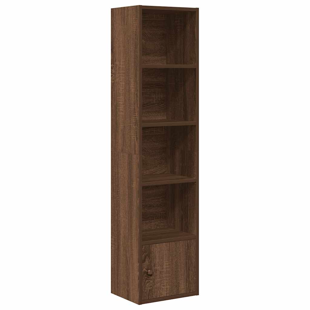 vidaXL Bibliothèque aspect chêne marron 31x24x127 cm Bois d'ingénierie