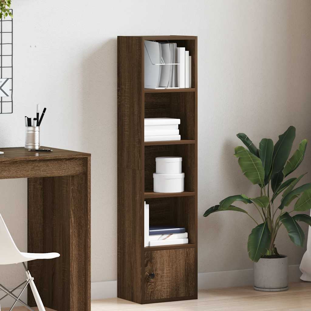 vidaXL Bibliothèque aspect chêne marron 31x24x127 cm Bois d'ingénierie