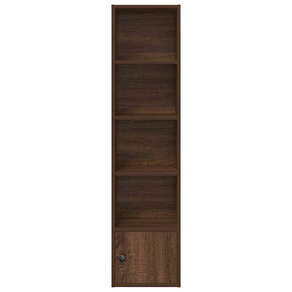 vidaXL Bibliothèque aspect chêne marron 31x24x127 cm Bois d'ingénierie