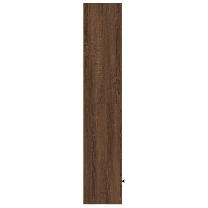 vidaXL Bibliothèque aspect chêne marron 31x24x127 cm Bois d'ingénierie