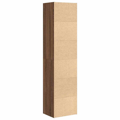 vidaXL Bibliothèque aspect chêne marron 31x24x127 cm Bois d'ingénierie
