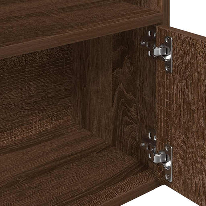 vidaXL Bibliothèque aspect chêne marron 31x24x127 cm Bois d'ingénierie