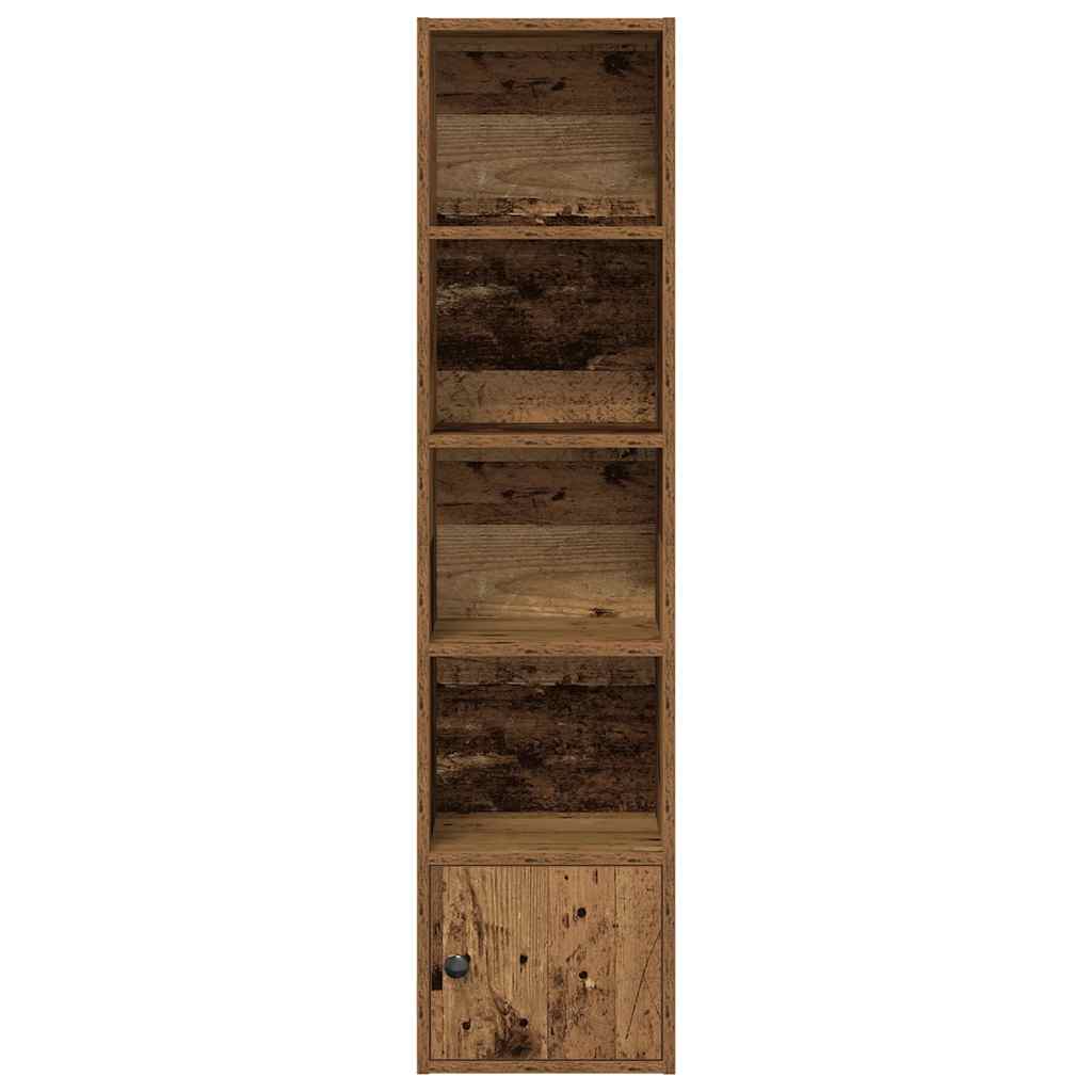 vidaXL Bücherregal Altholz-Optik 31x24x127 cm Holzwerkstoff