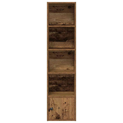 vidaXL Bücherregal Altholz-Optik 31x24x127 cm Holzwerkstoff