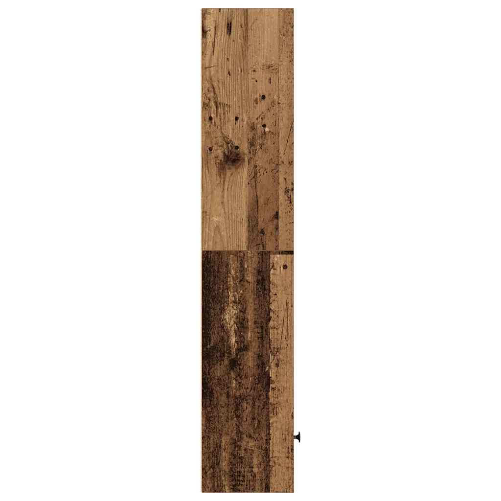 vidaXL Bücherregal Altholz-Optik 31x24x127 cm Holzwerkstoff