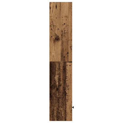 vidaXL Bücherregal Altholz-Optik 31x24x127 cm Holzwerkstoff