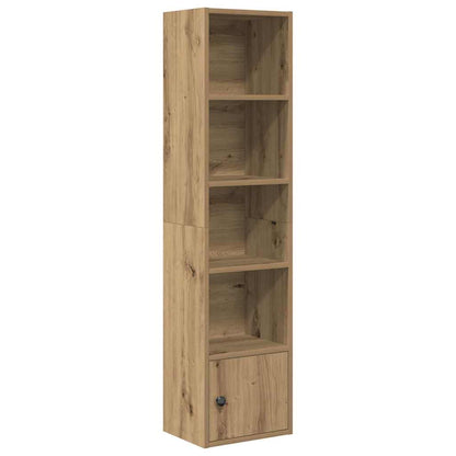 vidaXL Bücherregal Artisan-Eiche 31x24x127 cm Holzwerkstoff