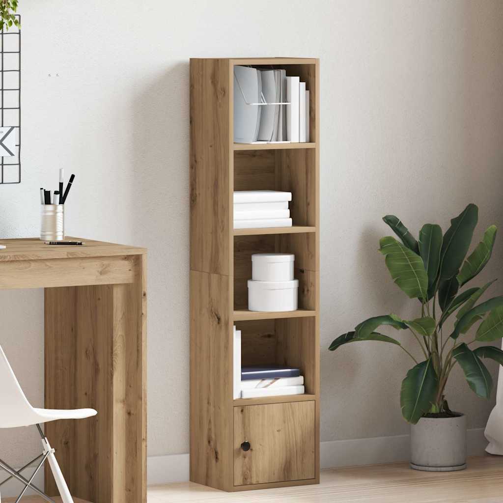 vidaXL Bücherregal Artisan-Eiche 31x24x127 cm Holzwerkstoff