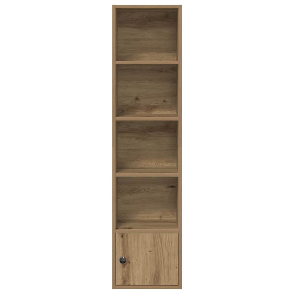 vidaXL Bücherregal Artisan-Eiche 31x24x127 cm Holzwerkstoff