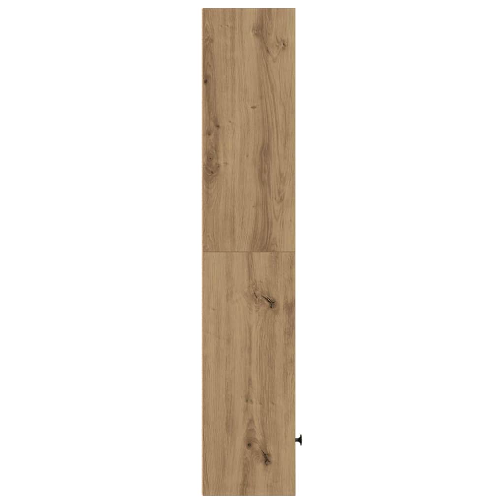 vidaXL Bücherregal Artisan-Eiche 31x24x127 cm Holzwerkstoff