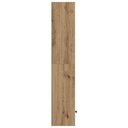 vidaXL Bücherregal Artisan-Eiche 31x24x127 cm Holzwerkstoff