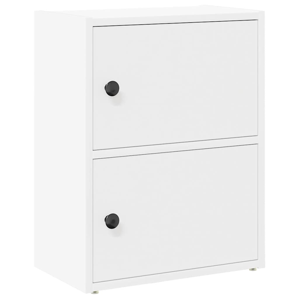 vidaXL Bücherregal Weiß 40x24x52 cm Holzwerkstoff