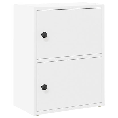 vidaXL Bücherregal Weiß 40x24x52 cm Holzwerkstoff