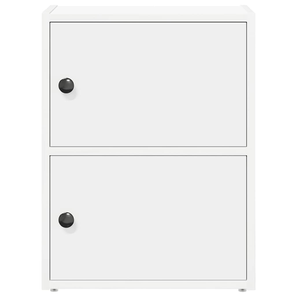 vidaXL Bücherregal Weiß 40x24x52 cm Holzwerkstoff