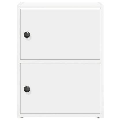 vidaXL Bücherregal Weiß 40x24x52 cm Holzwerkstoff
