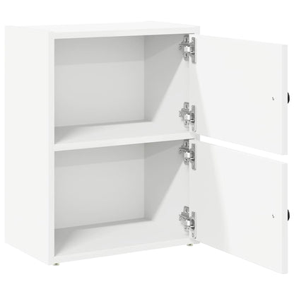 vidaXL Bücherregal Weiß 40x24x52 cm Holzwerkstoff