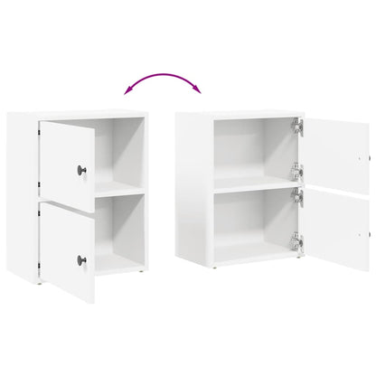 vidaXL Bücherregal Weiß 40x24x52 cm Holzwerkstoff
