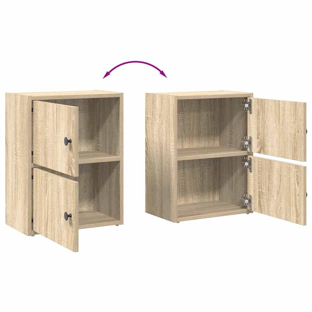 vidaXL Bücherregal Sonoma-Eiche 40x24x52 cm Holzwerkstoff