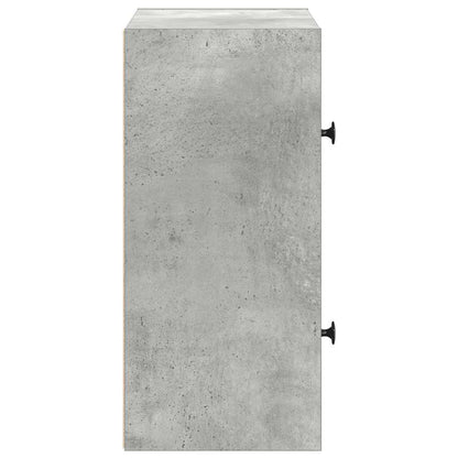 vidaXL Étagère à livres gris béton 40x24x52 cm Aggloméré