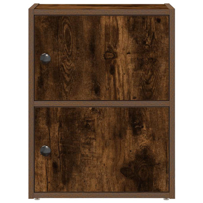 vidaXL Bücherregal Räuchereiche 40x24x52 cm Holzwerkstoff
