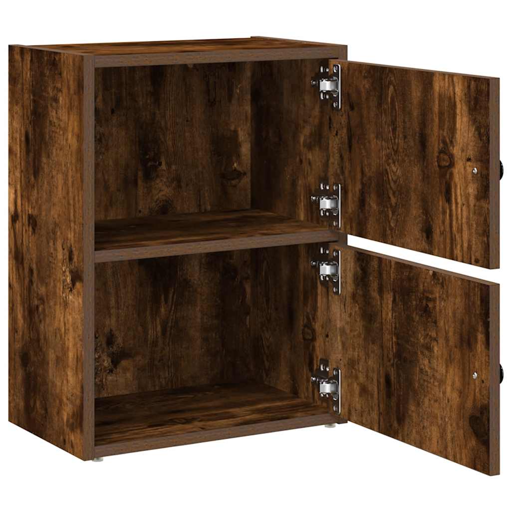 vidaXL Bücherregal Räuchereiche 40x24x52 cm Holzwerkstoff