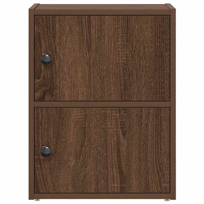 vidaXL Bücherregal Braun Eichen-Optik 40x24x52 cm Holzwerkstoff