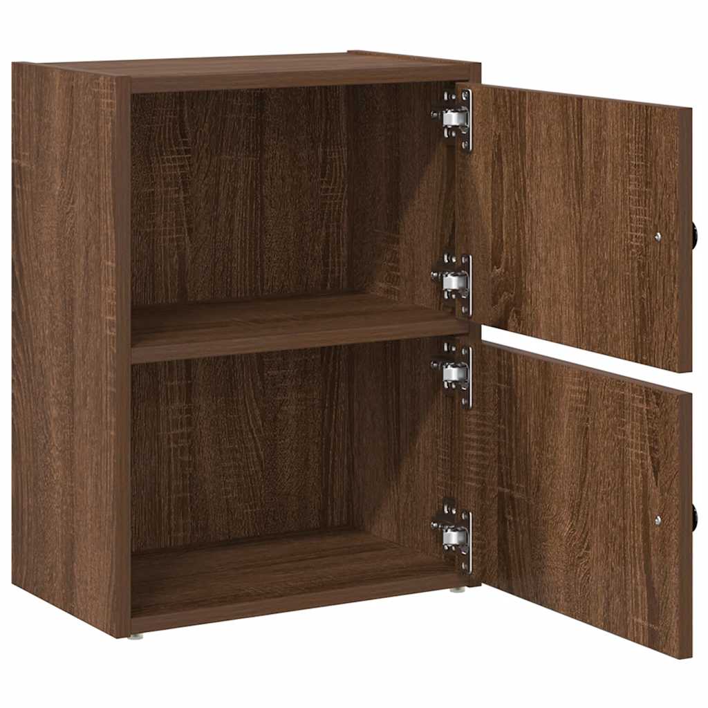 vidaXL Bücherregal Braun Eichen-Optik 40x24x52 cm Holzwerkstoff